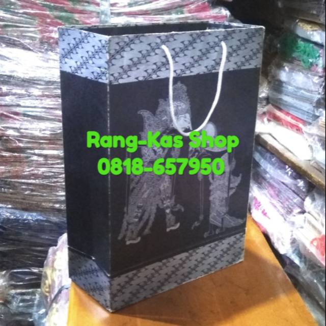 

Paperbag Batik Wayang Silver XL Eksklusif samson doff