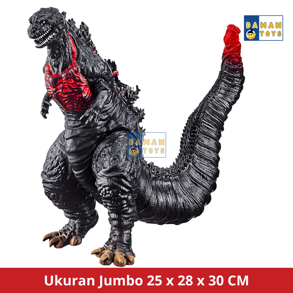 Godzilla Jumbo / Shin Godzilla Merah Dinosaurus Godzilla /Figure Godzila / Godzilla 28cm