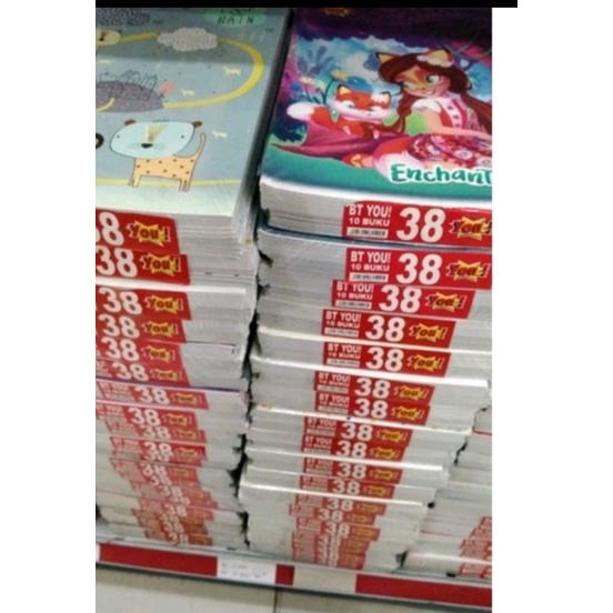 

Buku Tulis Murah You 38 Lembar ( 1 pa k isi 10 Buku )
