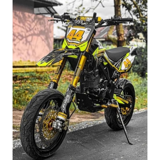 DEKAL STICKER DECAL KLX D-TRACKER CUSTOM SIMPLE
