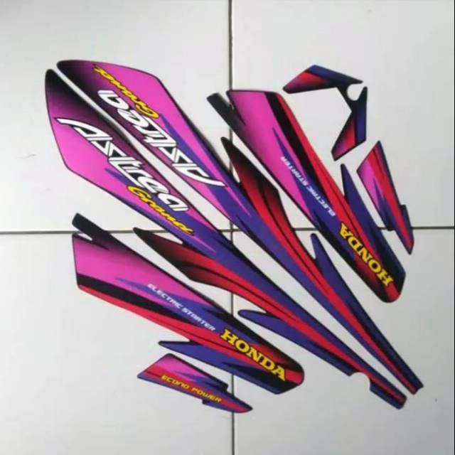 stiker striping honda astrea grand 97