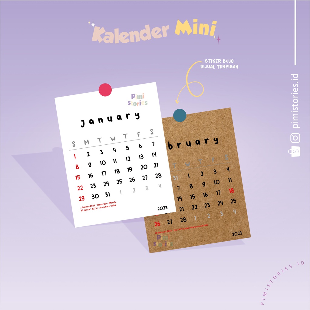 KALENDER MINIMALIS ⚫ KALENDER 2024 ⚫ KALENDER AESTHETIC ⚫ ESTETIK ⚫ WALL CALENDER ⚫ MINI