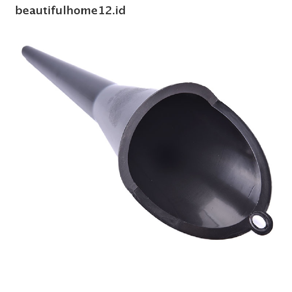 【beautifulhome12.id】 Motorcycle Long Mouth Funnel Plastic Refueling Oil Liquid Spout Diesel Filling .