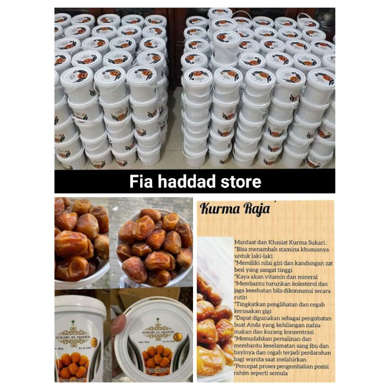 

KURMA SUKARI ALQASEEM Ember 850GR Kualitas PREMIUM ORIGINAL