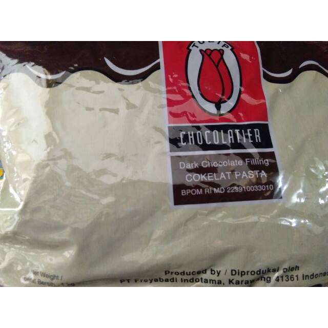 

COKLAT FILLING COLATTA/FILLING TULIP/ PASTA COKLAT CHOCK LITS 5KG