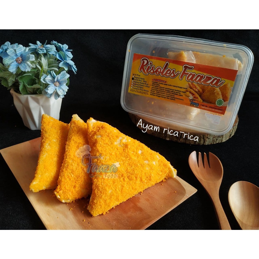 

RISOLES - AYAM RICA-RICA - FROZEN FAAZA FOOD ENAK & HALAL