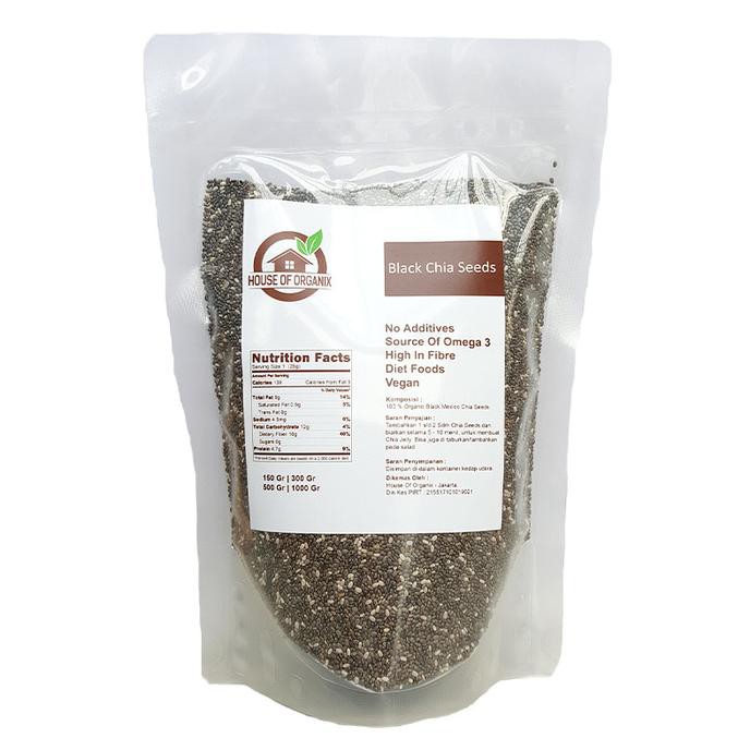 

Organic Black Chia Seeds 150 Gr