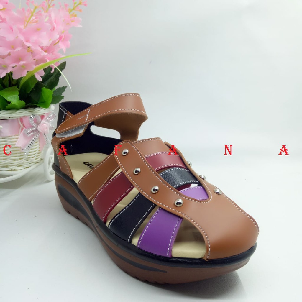 Cafana Sandal Wedges Wanita SDW222 Wedges