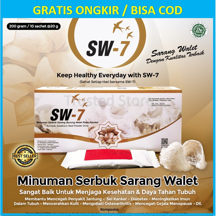 SW-7 Minuman SW7 Serbuk Sarang Walet SW 7