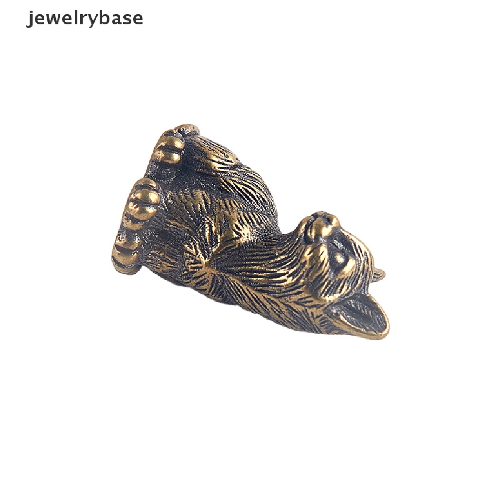 (jewelrybase) Tempat Dupa Bentuk Kucing Ukuran Kecil Model Vintage Bahan Kuningan