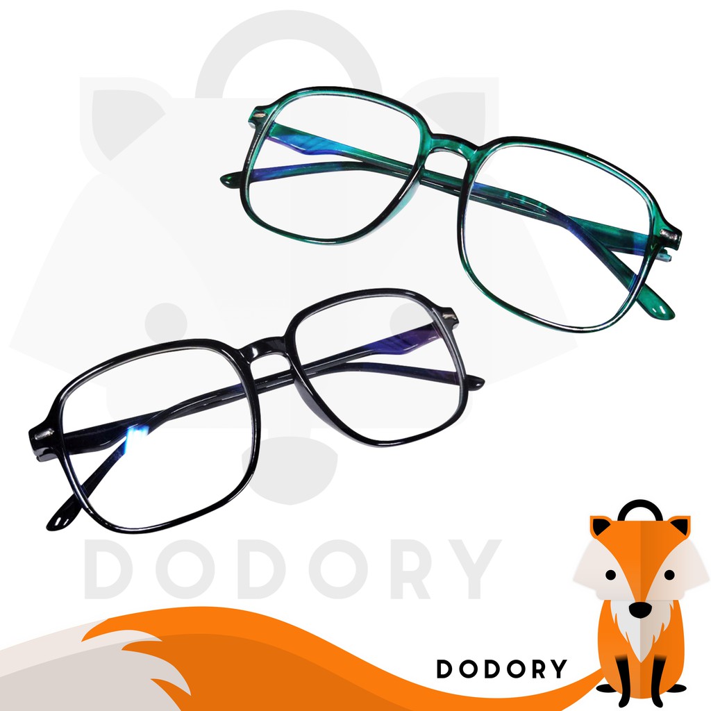 DODORY K701 Kacamata Anti Radiasi Frame Lensa Transparan Wanita Pria