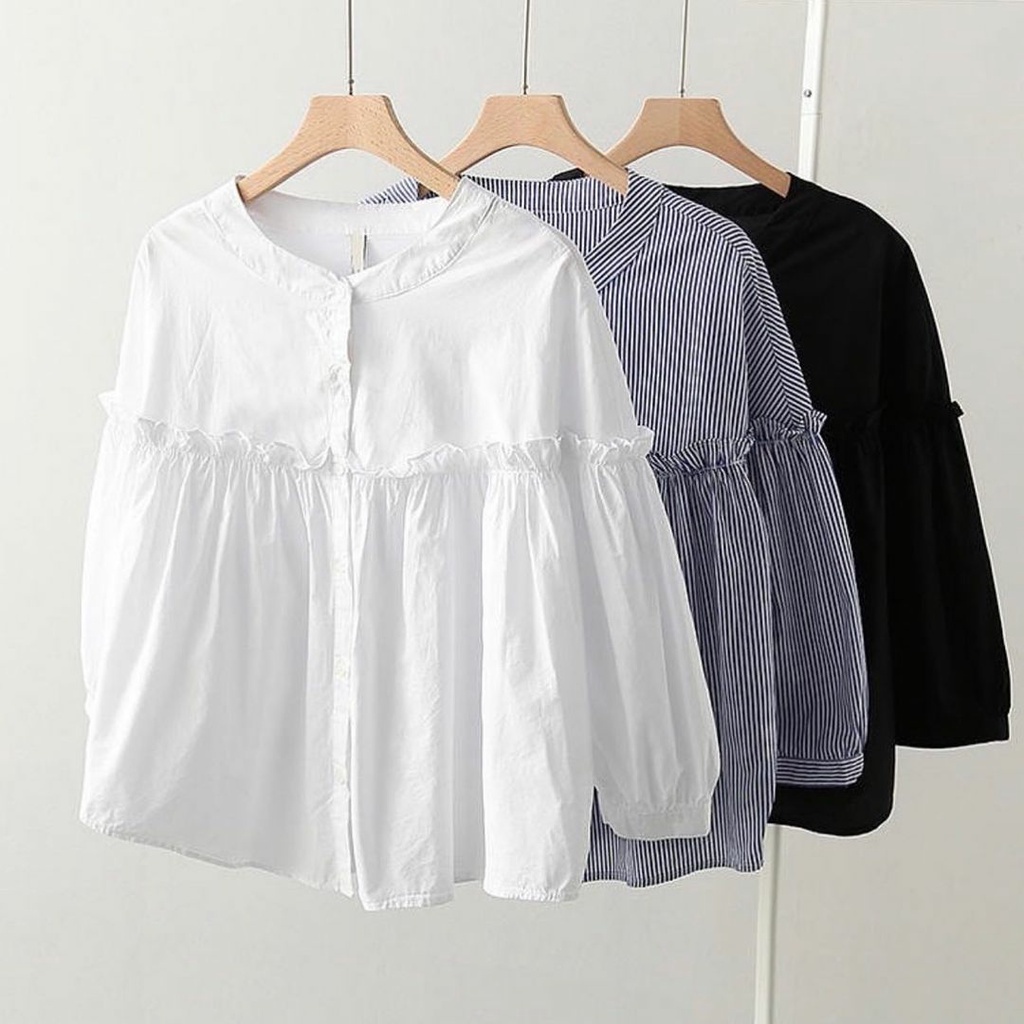 Outfit - Frida Blouse Wanita Top Korean Style