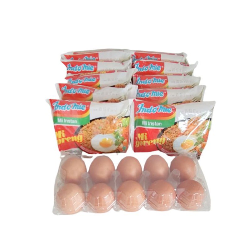 

SEMBAKO - Paket Indomie Goreng Spesial 10 pcs + 10 Telur