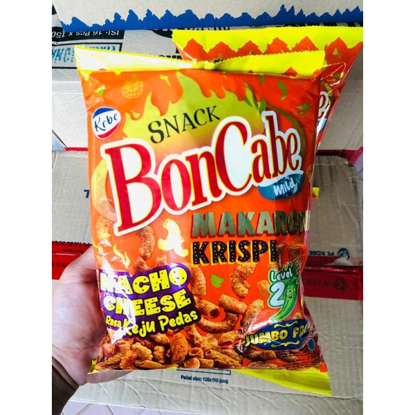 [Jumbo] Makaroni Krispi Boncabe Level 15&amp;10 Pedas 150gr