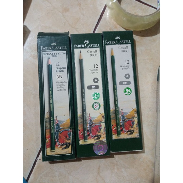 

Pensil 2b/hb/3b faber castell