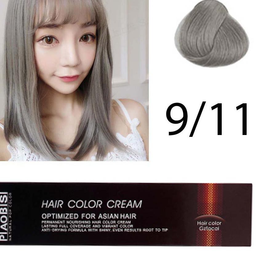  Promo PIAOBISI 9 11 GRAY  ASH  BLONDE color cream 