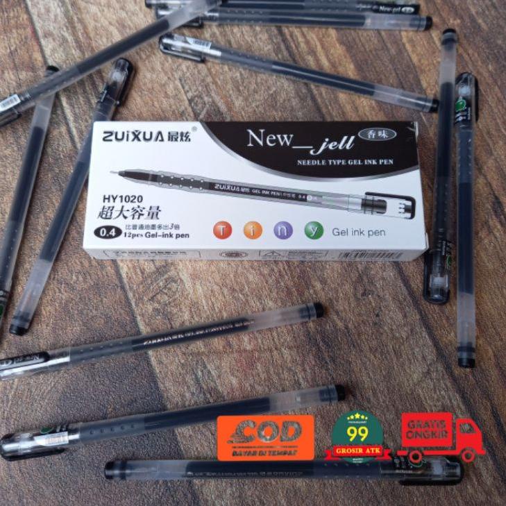 

(COD )NEW_PRODUCT Pen ZUIXUA /pulpen gel hitam /bollpoin/pena/pulpen gel zuixua produck vyralral