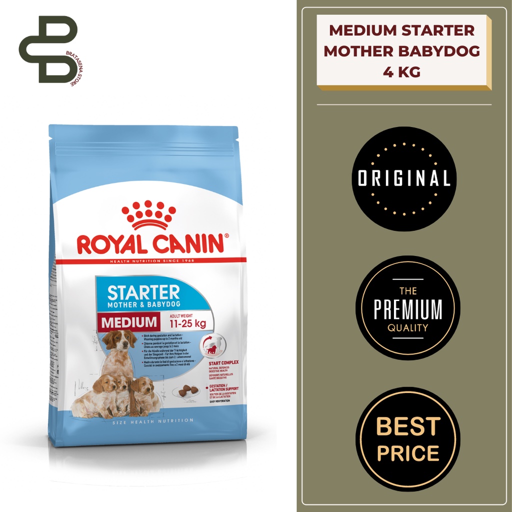 ROYAL CANIN MEDIUM STARTER MOTHER &amp; BABYDOG 4KG FRESHPACK