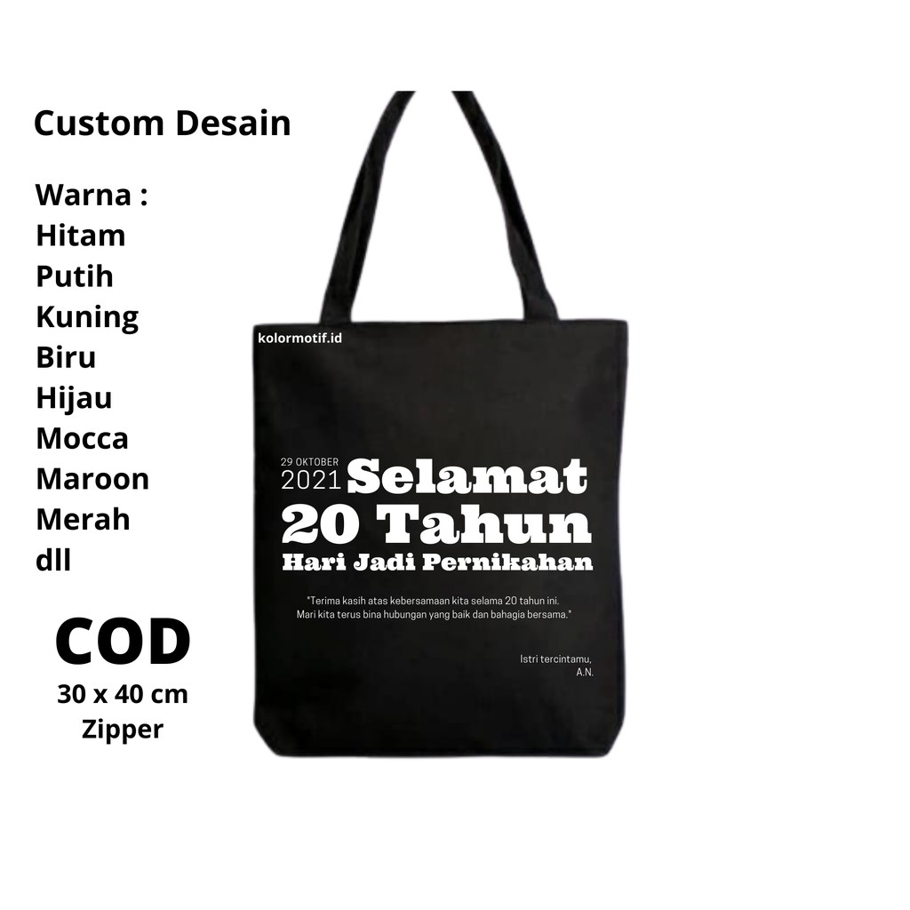 Promo cod Totebag custom