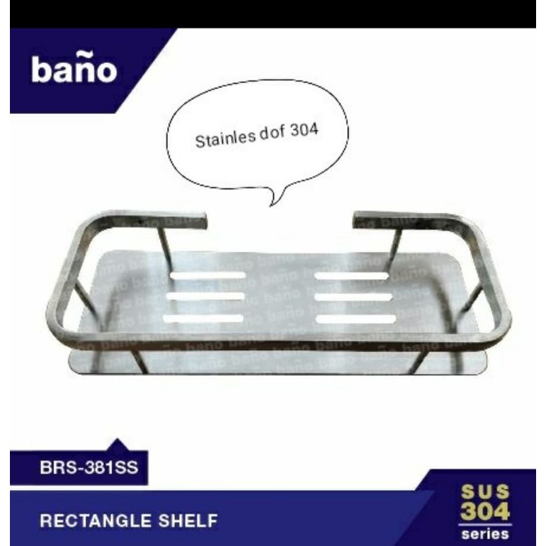 Rak sabun datar stainless 304 / Tempat sabun datar stainlesa 304