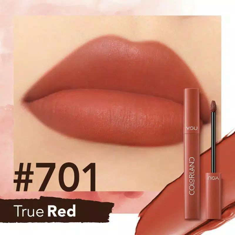 Y. O. U COLORLAND POWDER MOUSSE LIP STAIN / LIP CREAM Y. O. U ORIGINAL 100%