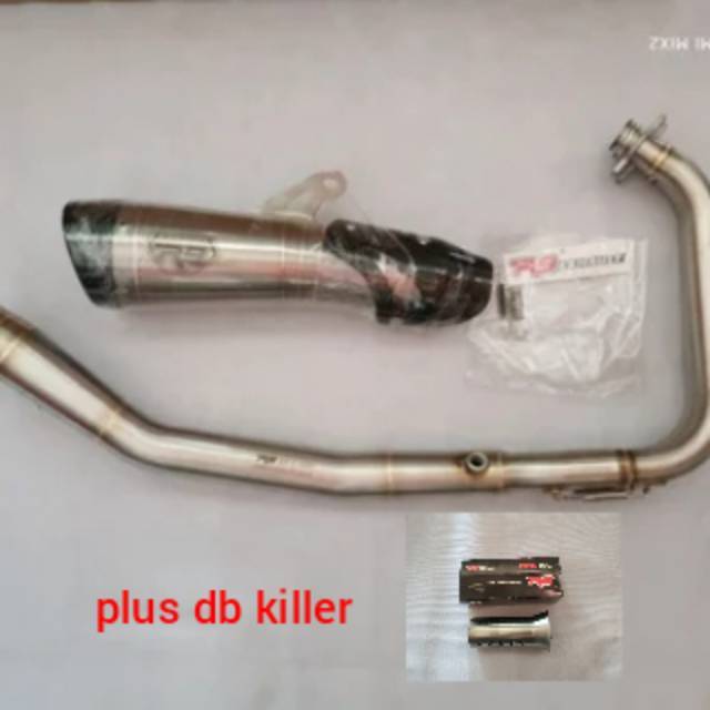 knalpot R9 new ninja 250 fi 2018 h2 ss ori R9