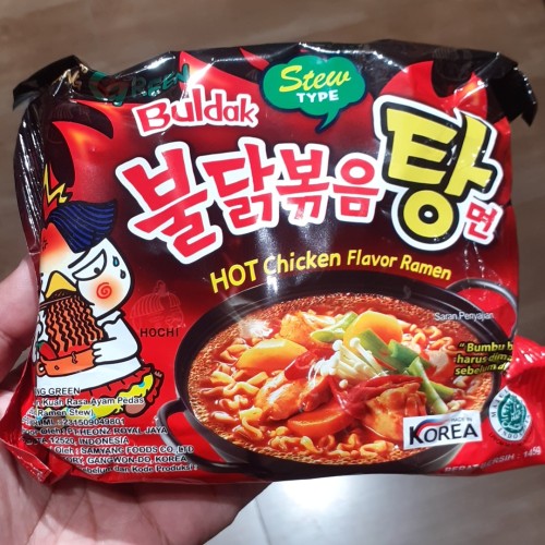 

Mie Instan Korea samyang Hot Chicken Ramen flavor Type Stew 145gr