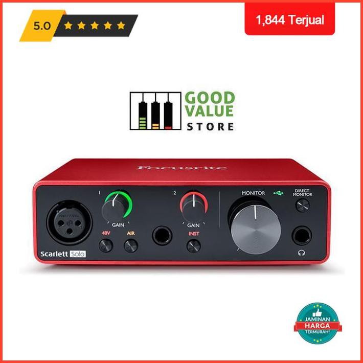 Звуковая карта focusrite solo 3rd