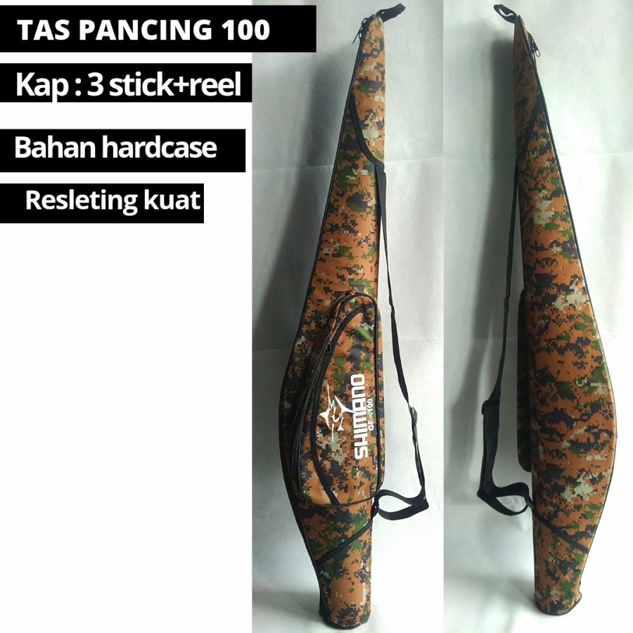 Tas Pancing Daiwa Loreng Muat 2 / 3 Joran Panjang 100CM