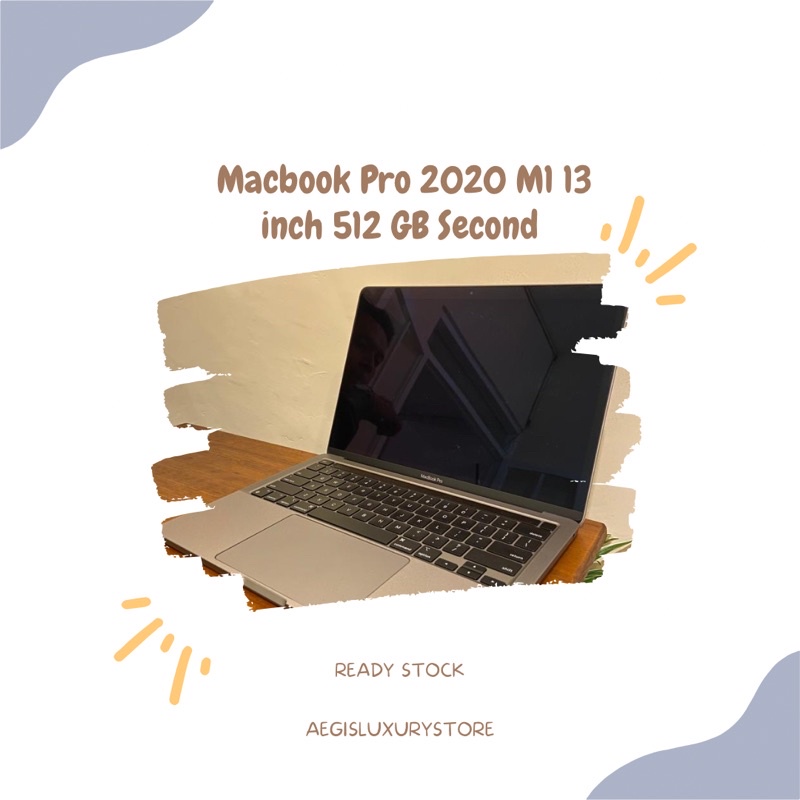 Macbook Pro 2020 M1 13 Inch 512 GB Second Ibox Fullset