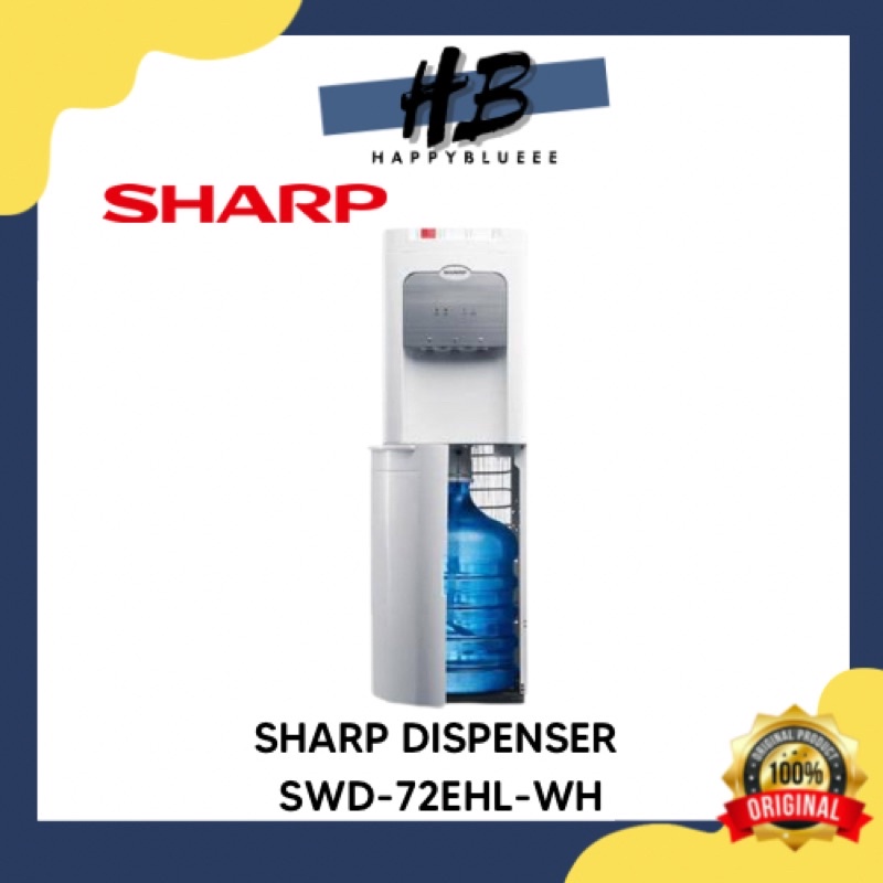 SHARP DISPENSER SWD-72EHL-WH / DISPENSER GALON BAWAH SHARP