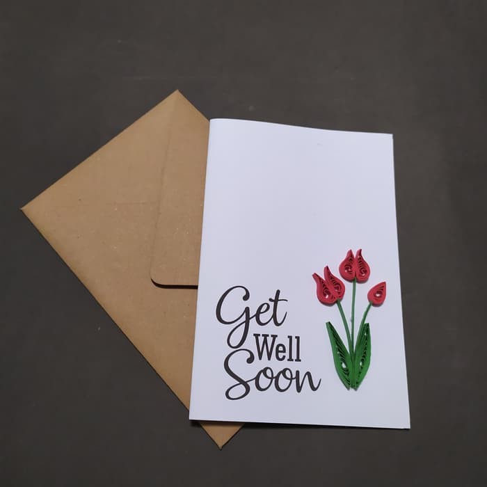 Kartu Ucapan Greeting Card Get Well Soon 01 Indonesia