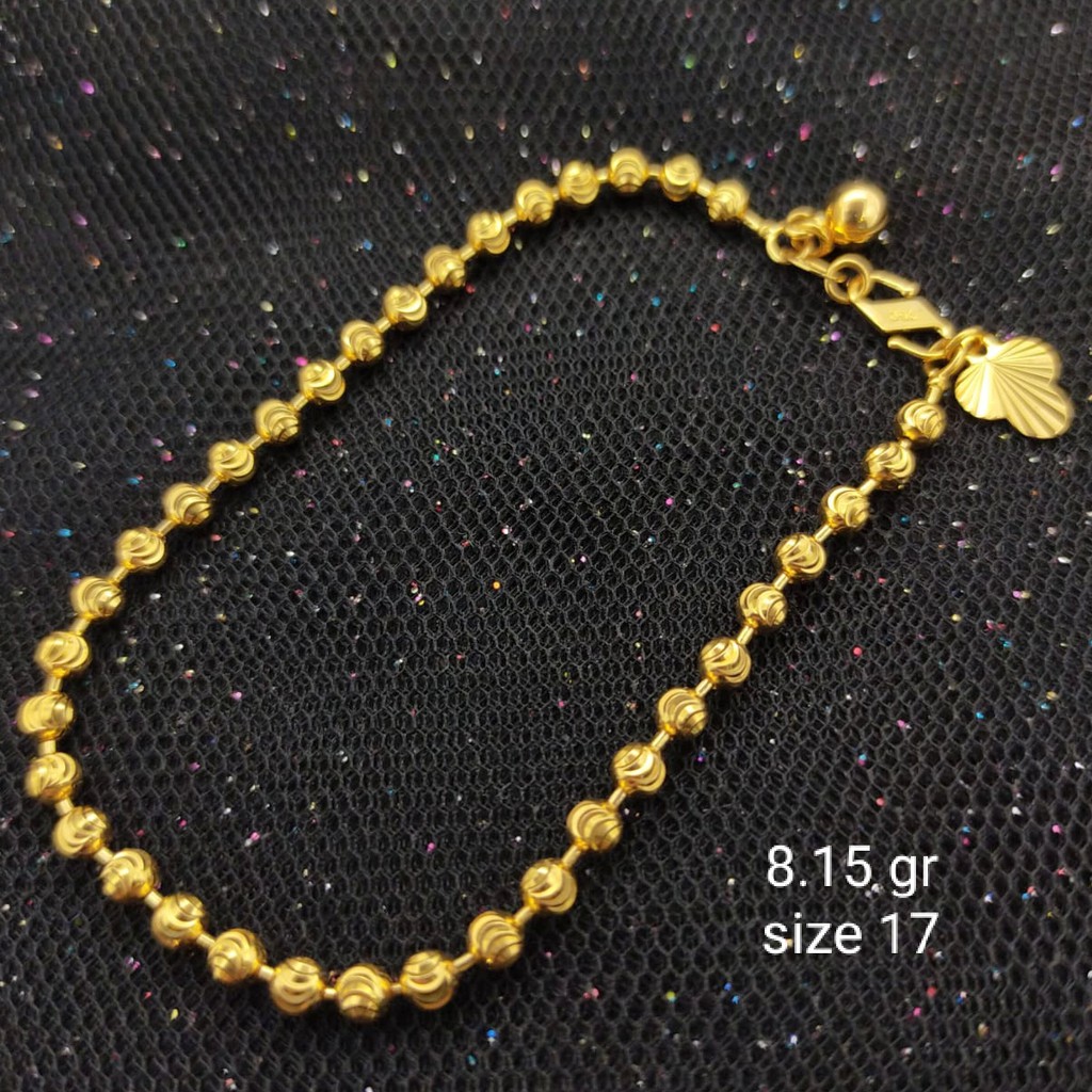 Gelang Emas 17 K - 8.15 Gr Kadar 750 - 2101