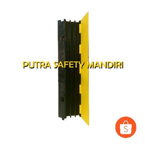 CABLE PROTECTOR 1 2 3 LINE INDOOR OUTDOOR PELINDUNG KABEL LISTRIK LANTAI RUBBER GUARD SAFETY MURAH