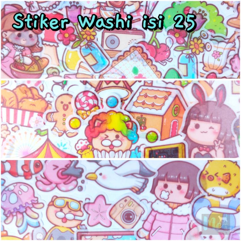 

Stiker Washi isi 25 - Picnic Circus Ocean