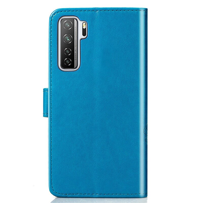 Flip Case Dompet Kulit Pu Dengan Bumper Untuk Huawei P40 Lite 5g P40 Lite 5g Nova 7 Se Funda Book 6.5 &quot;