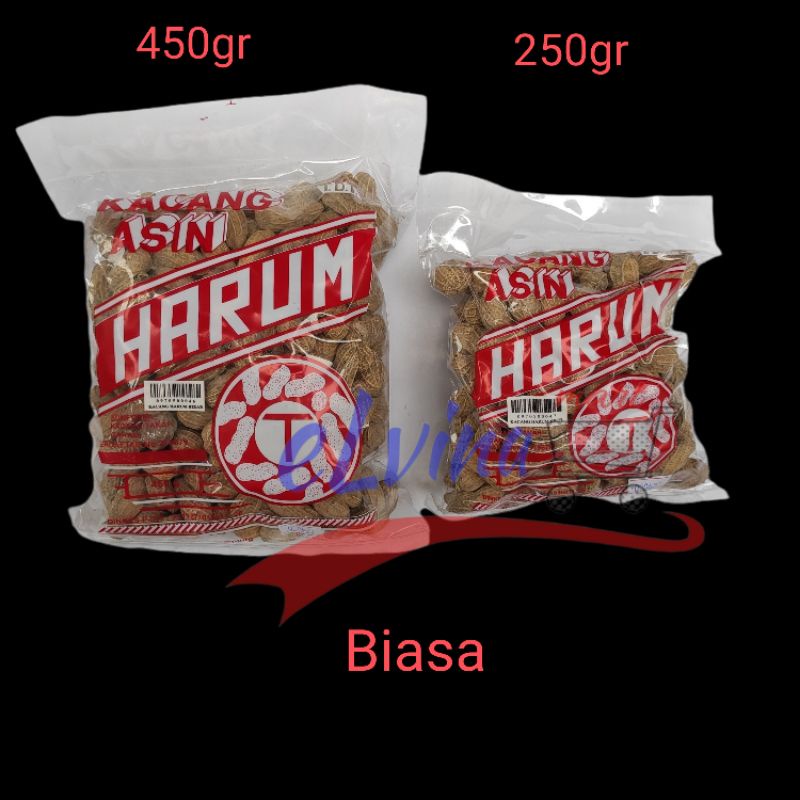 

Kacang harum super asin gurih renyah asli lampung kemasan 250gr