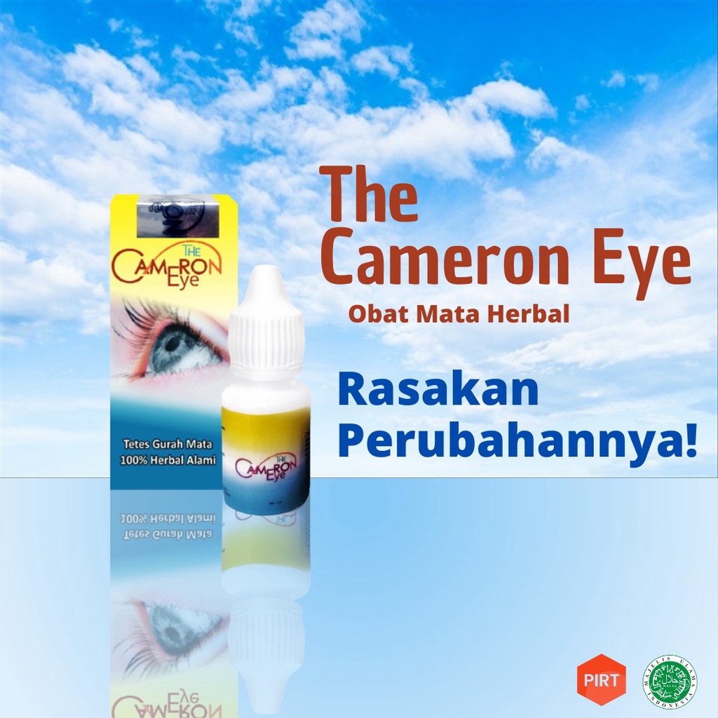 CAMERON EYE/OBAT TETES MATA EYE/OBAT KATARAK/HERBAT TETES MATA/OBAT TETES MATA MINUS DAN SILINDER/HE