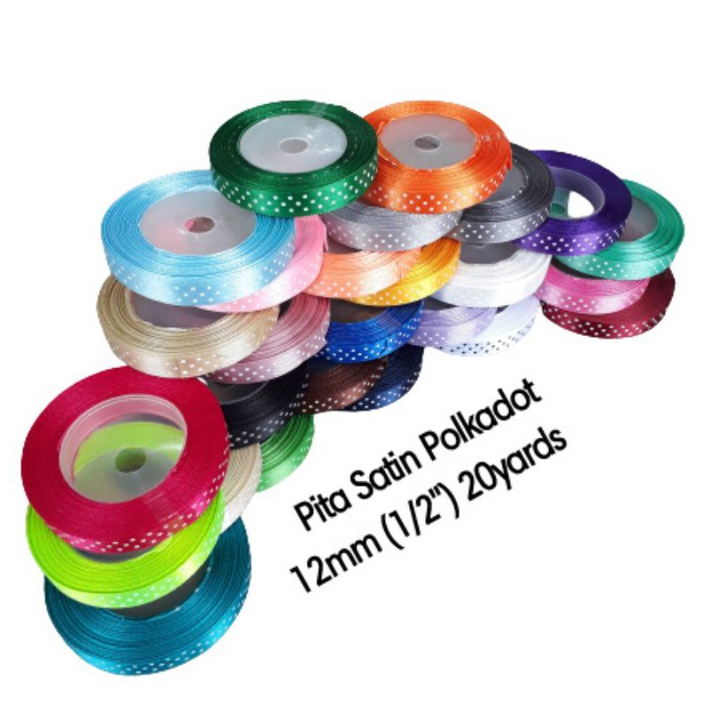 

Pita Satin Polkadot ½"inc 20yards