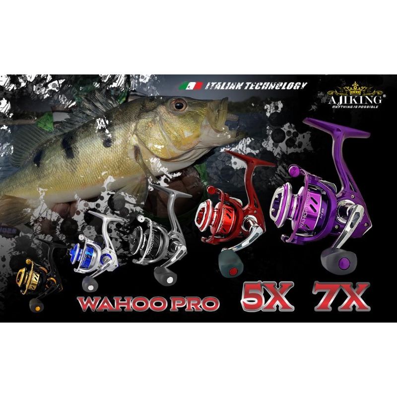 Reel AJIKING wahoo PRO 5X | 7X power handle