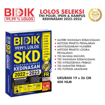 Buku Terbaru Bidik 99,99% Lolos SKD KEDINASAN 2022-2023