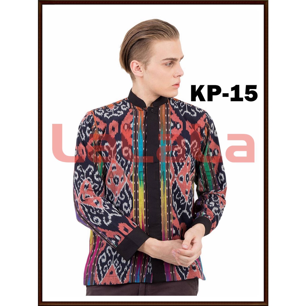 Kemeja Tenun Pria Premium Best Quality