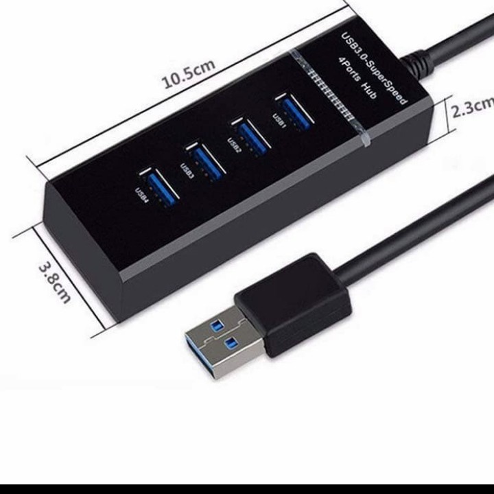 USB HUB 4PORT 1.2 METER / USB 3.0 USB 2.0 HUB HIGH SPEED 4 PORT 1.2METER / HUB USB 4COLOKAN