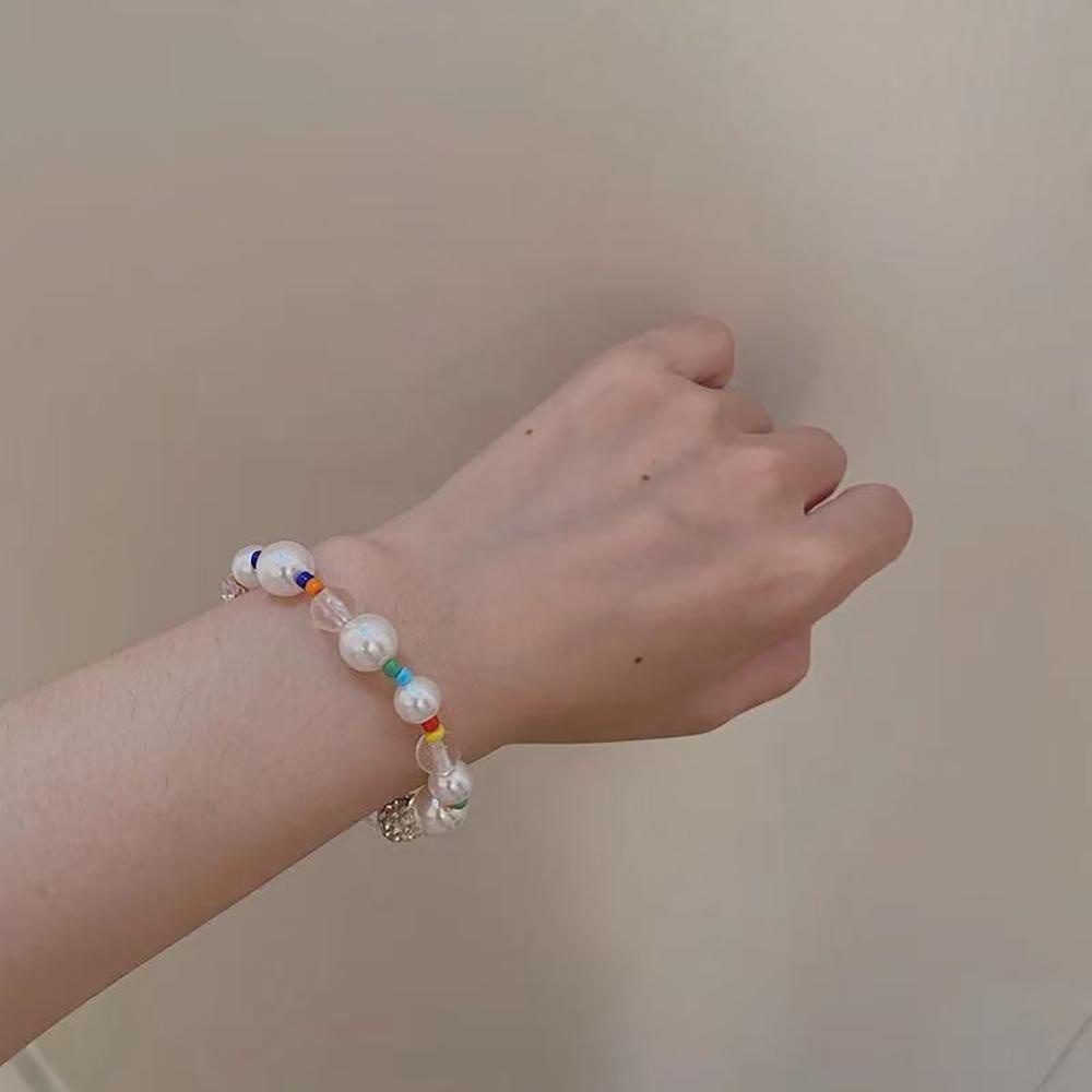 [Elegan] Kalung Mutiara Kreatif Fashion Hati Lucu Choker Gadis Smiley Face Bracelets