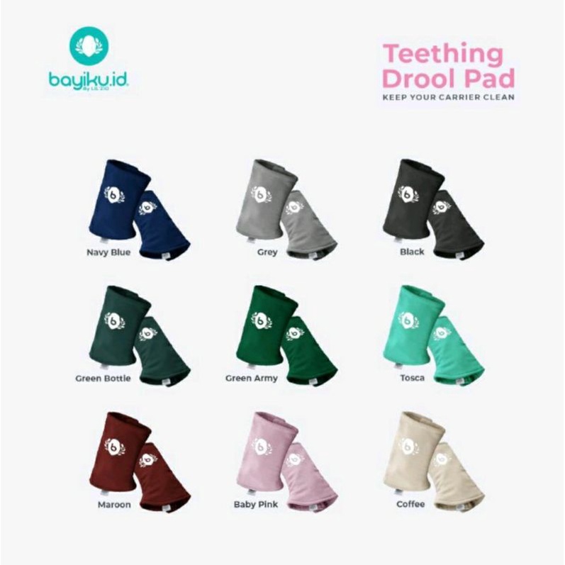 teething drool pad activa bayiku.id