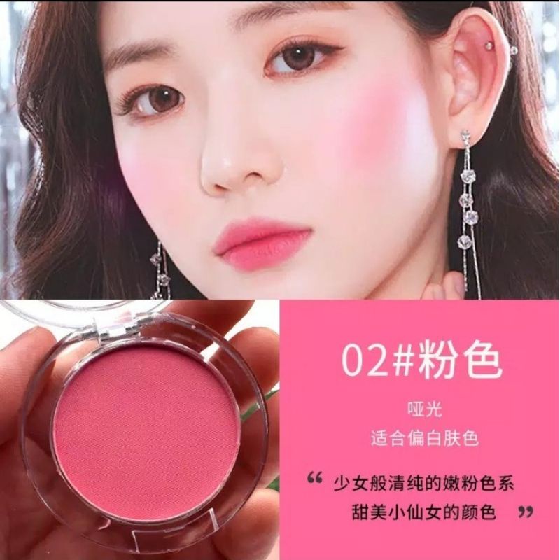 Lameila Blush On Palette Matte Anti Air dan Tahan Lama / Lameila Blusher Blush On Korea Perona Pipi Powder / Lameila LM 3040