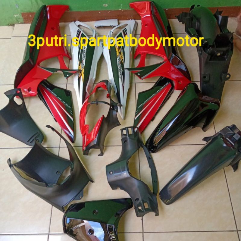 FULL BODY SUPRA X125 LAMA MERAH PUTIH
