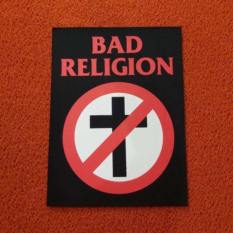 BACKPATCH BAD RELIGION SABLON PREMIUM BEST QUALITY