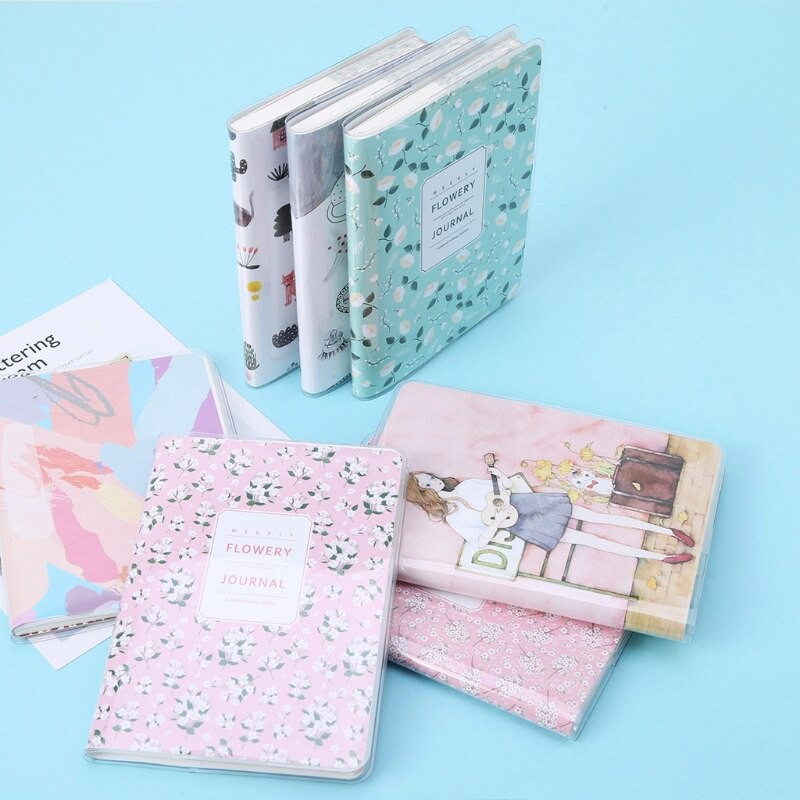 

Free Ongkir ya Cute Notebook Daily Monthly Weekly Planner Notebook Agenda Calendar School Supplies