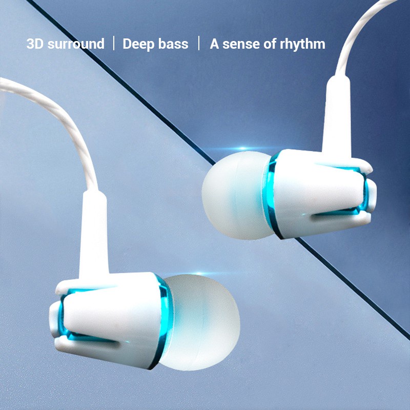 (Buy 1 Get 1 Free) E18 Earphone In Ear Hifi Bass 9D Kabel 3.5mm Dengan Mic